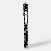 幸運を引き寄せる数秘術 ブラック&ホワイト Case-Mate iPhoneケース (裏面 / 左)