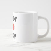 「幸運を感じる」サイコロ ジャンボコーヒーマグカップ (右)