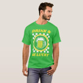 幸運を手に飲もう Tシャツ (正面フル)