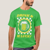 幸運を手に飲もう Tシャツ (正面)