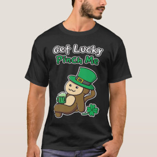 幸運を掴もう ラッキーピンチ シャムロック セントパトリック Tシャツ