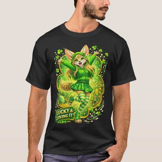 幸運を楽しむ Tシャツ (正面)