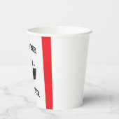 幸運を祈ってキスして 紙コップ (左)