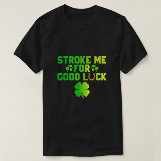 幸運を祈って私を殴るSt patricks day・インプロプリ Tシャツ (デザイン正面)