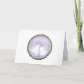 幸運を祈りますの結婚式の招待状 カード (正面)