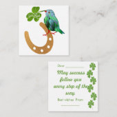 幸運を祈ります ノートカード (正面/裏面)