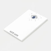 幸運を祈る青いアイタリスマンギリシャの邪悪な目 ポストイット (アングル)