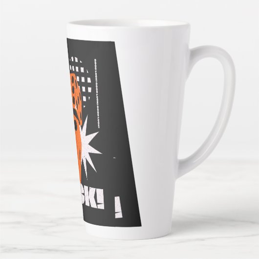 幸運を祈る カフェラテマグ (右)