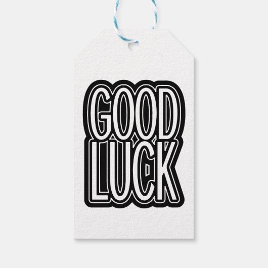 幸運を祈る ギフトタグ (裏面)