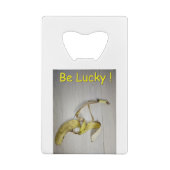 幸運を祈る！ クレジットカード栓抜き (裏面)