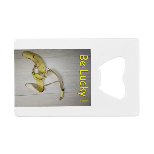 幸運を祈る！ クレジットカード栓抜き (裏面横)