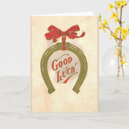 幸運を祈る – ヴィンテージグリーティングカード カード
