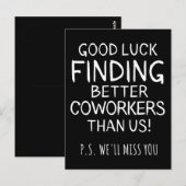 幸運を見つけ、同僚は私たちより良い ポストカード (正面/裏面)