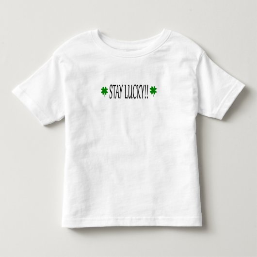 幸運を！ トドラーTシャツ (正面)