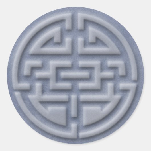 幸運を –  ラウンドシール (正面)