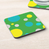 幸運カラフルな泡 コースター (左側)