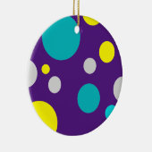 幸運カラフルな泡 セラミックオーナメント (右)