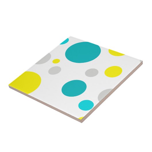 幸運カラフルな泡 タイル (側面)