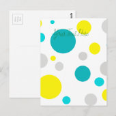 幸運カラフルな泡 ポストカード (正面/裏面)