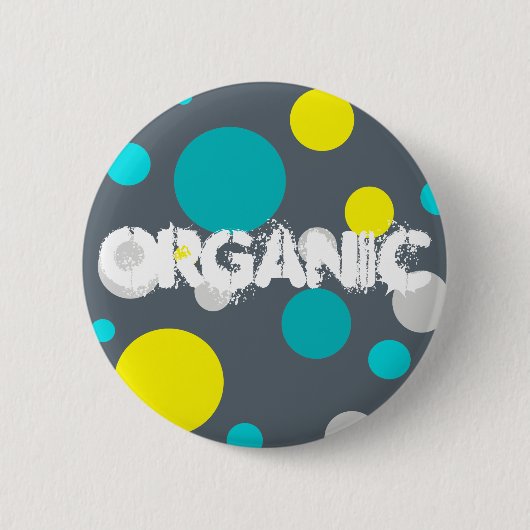 幸運カラフルな泡 缶バッジ (正面)