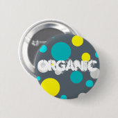 幸運カラフルな泡 缶バッジ (正面&裏面)