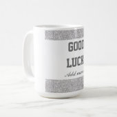 幸運スタイリッシュパーソナライズされたの贈り物 コーヒーマグカップ (正面左)