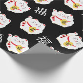 幸運中国のな猫 ラッピングペーパー (角)