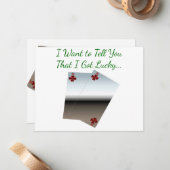 幸運得なグリーティングカード ノートカード (正面/裏面インサイチュ)