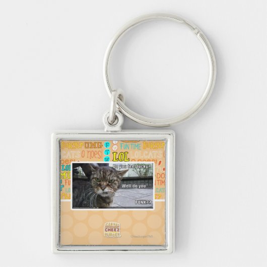 幸運感じますか。 キーホルダー (正面)