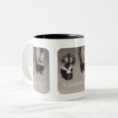 幸運感じますか。 ツートーンマグカップ (正面左)