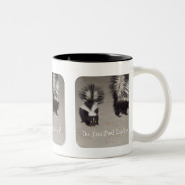 幸運感じますか。 ツートーンマグカップ