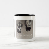 幸運感じますか。 ツートーンマグカップ (中央)