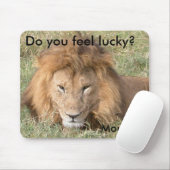 幸運感じますか。 マウスか。 マウスパッド (マウス)