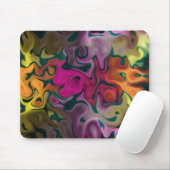幸運抽象芸術の送信 マウスパッド (マウス)