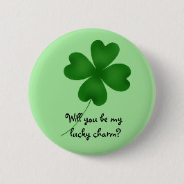 幸運気のあるそぶりをしたの魅力 缶バッジ