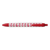 幸運猫、中国語、風水、Maneki Nekoの軽い音 黒ボールペン (裏面)