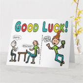 幸運離れの祈り カード (黄色い花)