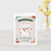 幸運鳴くことを持つため挨拶状 カード (黄色い花)