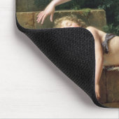 幸運1801年の子供(キャンバスの油) マウスパッド (コーナー)