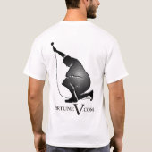 幸運5のTシャツ2 Tシャツ (裏面)