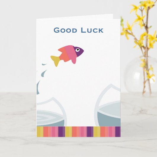 幸運 カード (黄色い花)