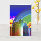 幸運 カード (黄色い花)