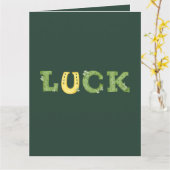 幸運 カード (黄色い花)