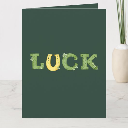 幸運 カード (正面)