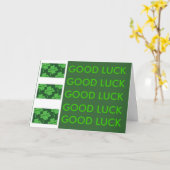 幸運 カード (黄色い花)