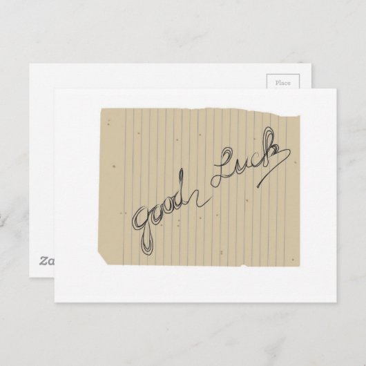 幸運 ポストカード (正面/裏面)