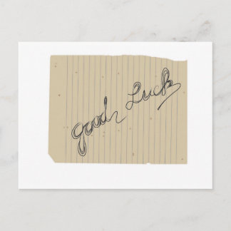 幸運 ポストカード