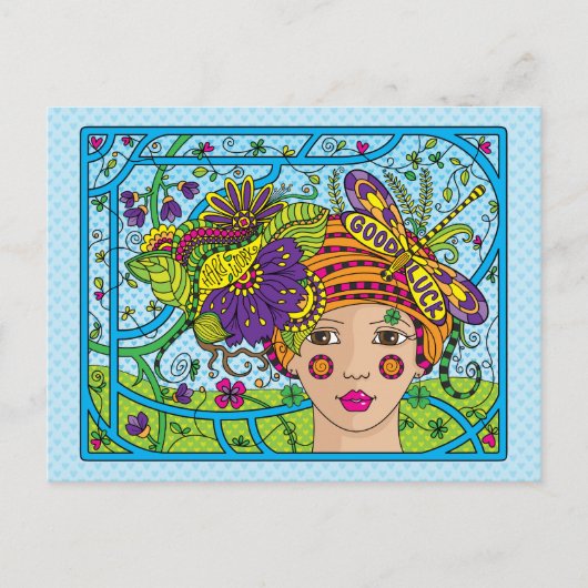 幸運_ ポストカード (正面)