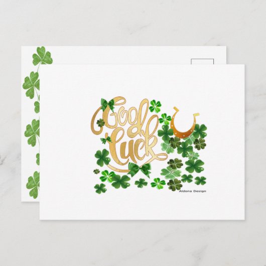 幸運 ポストカード (正面/裏面)