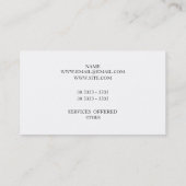 幸運 名刺 (裏面)